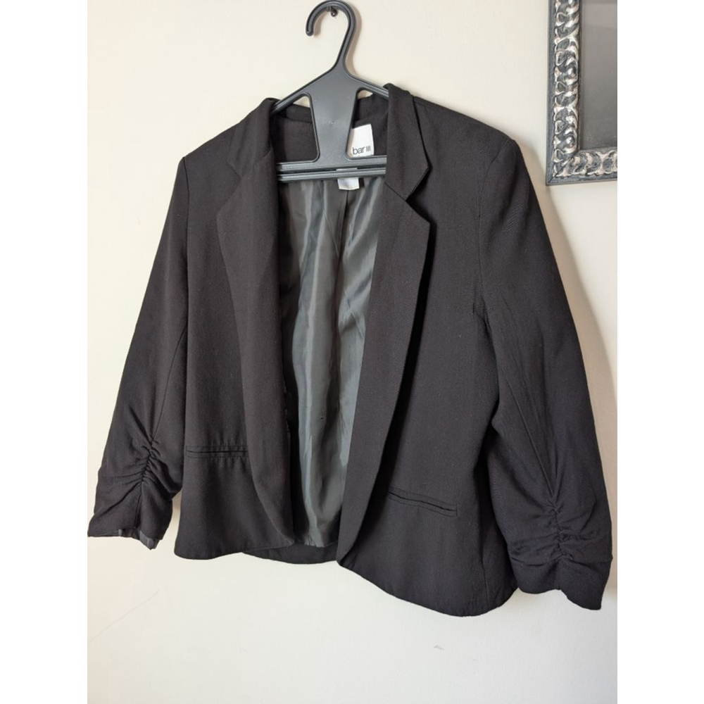 Bar III Black Blazer Jacket Women's XL